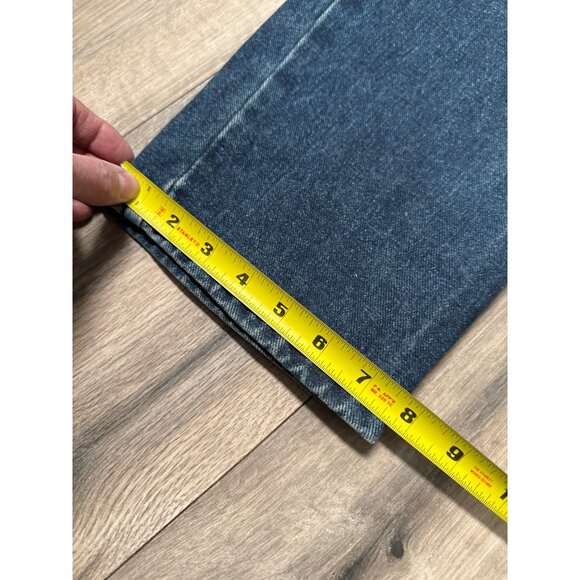 Vintage Wrangler Mens Relaxed Fit Jeans 36x34 Blue USA Denim 97601 ND - Picture 9 of 12